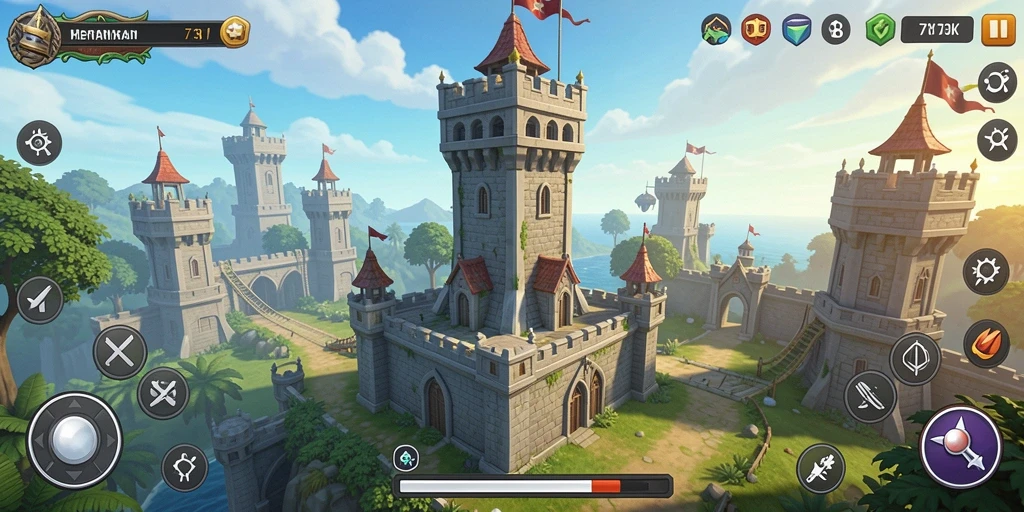 Tampilan gameplay seru dan menantang di 73K.