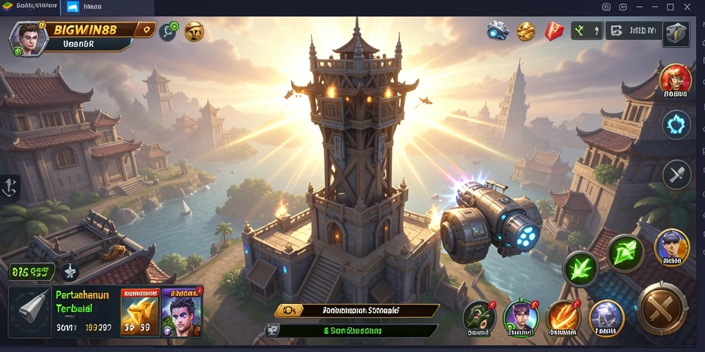 Gameplay menara pertahanan yang menegangkan dan strategis.
