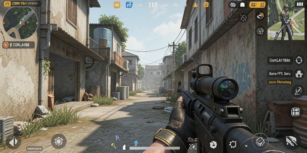 Tampilan menegangkan dari gameplay intens di CORLA188.