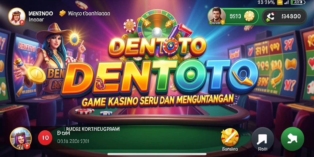 Tampilan gameplay DENTOTO yang menarik dan seru.