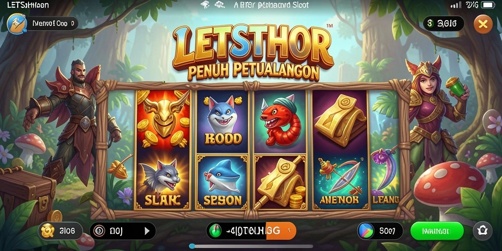 Gameplay LETSTHOR yang mengasyikkan dan penuh peluang menang.