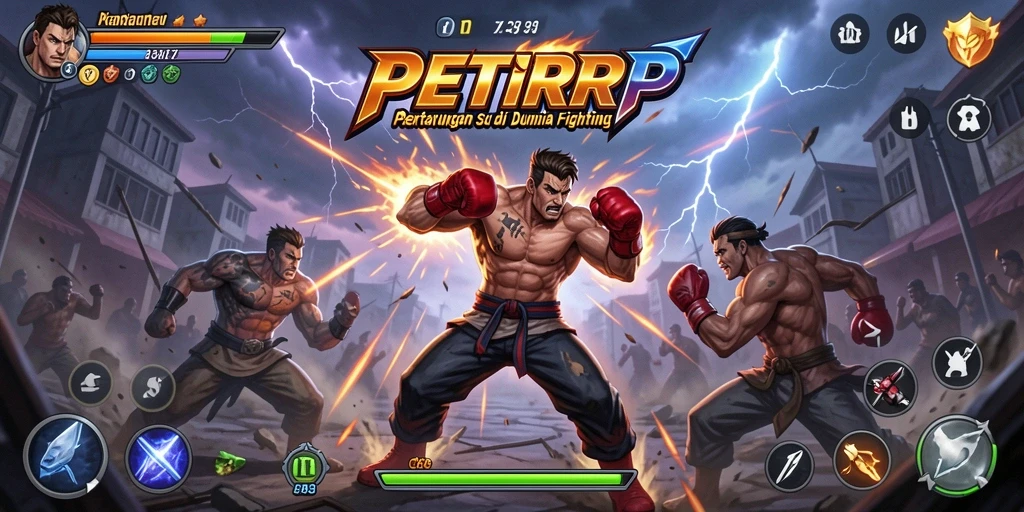 Pengalaman pertarungan seru dengan karakter unik di PETIRRP.