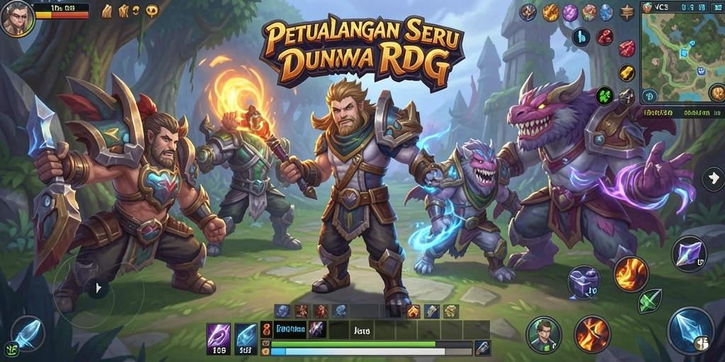 Gameplay RPG yang seru dan menegangkan di VC5.