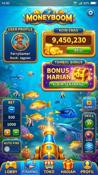 Pembaruan aplikasi terbaru di moneyboom siap untuk diunduh.